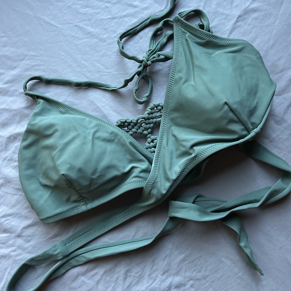Mint Green Bikini Top